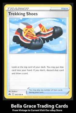 Trekking Shoes #145/159 Prize Pack Series Cards Pokemon Uncommon - Image 1