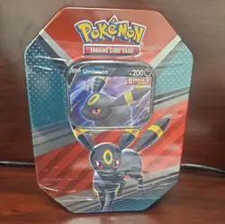 Pokemon TCG Umbreon V Heroes Tin New Sealed 4 booster packs - Image 1