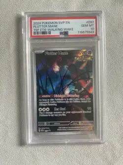 Pokemon Pokemon TCG Flutter Mane 097 Sv Scarlet & Violet Promo Cards Holo PSA 10 - Image 1