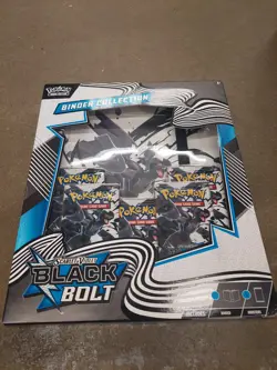 Pokemon TCG Scarlet & Violet 10.5 Black Bolt Binder Collection Box - Image 1