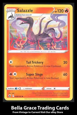 Salazzle #028/159 Crown Zenith Pokemon Uncommon - Image 1