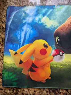 Pikachu & Toothless TCG Mat 24x14 NEW - How to Train Your Dragon Pokemon CCG Mat - Image 4