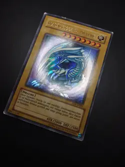 YUGIOH 2003 | BLUE-EYES W. DRAGON | SDK-G001 | OLD PRINT GERMAN | VG - EXCELLENT - Image 3