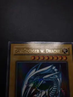 YUGIOH 2003 | BLUE-EYES W. DRAGON | SDK-G001 | OLD PRINT GERMAN | VG - EXCELLENT - Image 4