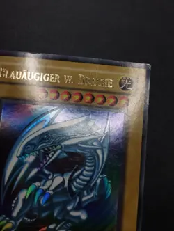 YUGIOH 2003 | BLUE-EYES W. DRAGON | SDK-G001 | OLD PRINT GERMAN | VG - EXCELLENT - Image 5