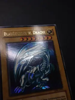 YUGIOH 2003 | BLUE-EYES W. DRAGON | SDK-G001 | MISPRINT FOIL GERMAN | EXCELLENT - Image 4