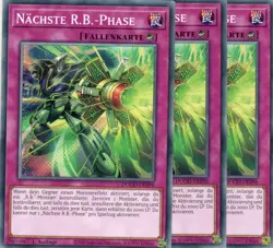 yugioh 3x Nachste R.B.-Phase DOOD-DE096 COMMON 1AUFLAGE DEUTSCH - Image 1