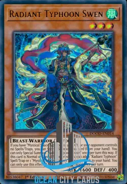 Yugioh DOOD-EN014 Radiant Typhoon Swen Ultra Rare 1st Ed - Image 1