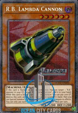 Yugioh DOOD-EN090 R.B. Lambda Cannon Starlight Rare 1st Edition - Image 1