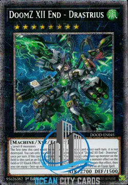 Yugioh DOOD-EN045 DoomZ XII End - Drastrius Starlight Rare 1st Ed - Image 1