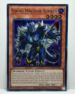 Yugioh Gouki Machine Suprex DOOD-EN006 1st Edition Super Rare NM In Hand - Image 1