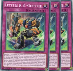 yugioh 3x Letztes R.B.-Gefecht DOOD-DE095 COMMON 1AUFLAGE DEUTSCH - Image 1