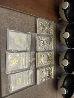 1999 Burger King 23k Gold Plated Pokemon cards lot of 4 COAs (Charizard, Mewtwo) - Image 1