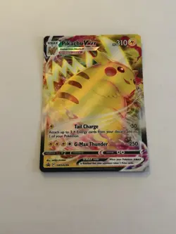 Pokemon Pikachu VMAX SWSH286 Full Art Black Star Promo Card Near Mint/Mint - Image 1