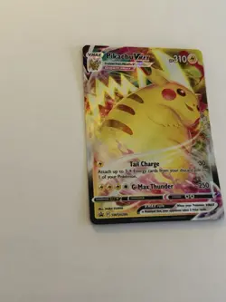 Pokemon Pikachu VMAX SWSH286 Full Art Black Star Promo Card Near Mint/Mint - Image 2