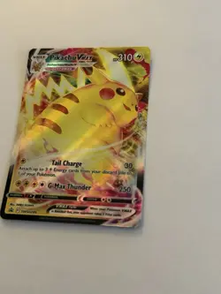 Pokemon Pikachu VMAX SWSH286 Full Art Black Star Promo Card Near Mint/Mint - Image 3