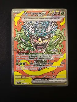 Pokemon TCG Prismatic Evolutions Teal Mask Ogerpon EX Card 145/131 - Image 1