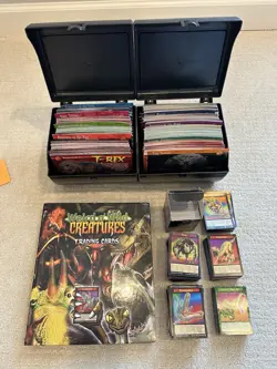 *COMPLETE* Weird n Wild Creatures LOT ~2250 Cards (910 Info & ~1350 Trading TCG) - Image 1