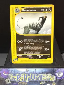 Pokemon Card Houndoom 12/144 Skyridge WOTC Non Holo Rare Near Mint - Image 1