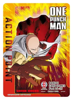 Union Arena TCG One Punch Man Bandai Card Fest Action Point. - Image 1