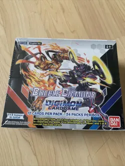 Digimon Card Game: Double Diamond Booster Box FACTORY SEAL **NEW** - Image 1