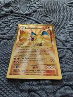 Pokemon Celebrations Charizard Gold Metal Card #4/102 UPC Promo *back blemish - Image 2