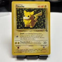 Pokemon Pikachu Black Star Promo Card #1 Ivy Pikachu Mint - Image 1