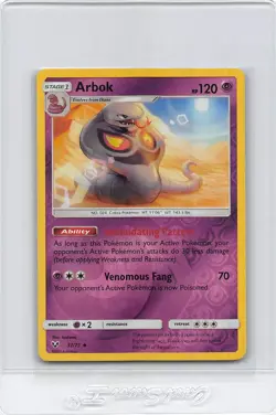 Arbok 37/73 - Shining Legends - Reverse Holo - POKEMON CARD - NM/LP - Image 1