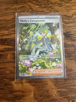 Pokemon TCG Mega Evolution Wally’s Compassion Trainer Card 186/132 Near Mint NM - Image 1