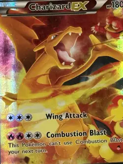 Moderately Played Charizard EX - XY121 - XY Promos (PR) Full Art MP Rare Card - Image 3