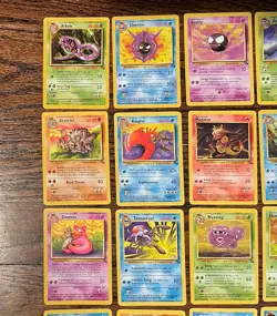 Pokemon TCG 1999 - Fossil Set LOT of 32 Cards (ALL Uncommons + Commons from Set) - Image 2