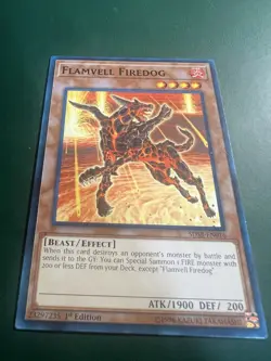 Flamvell Firedog SDSB-EN016 Common Yu-Gi-Oh Card 1st Edition - Image 1