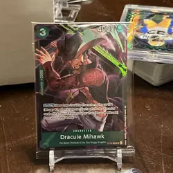 DRACULE MIHAWK ILLUSTRATION VOLUME 4 ONE PIECE PROMO CARD SEALED ST12-003 - Image 1