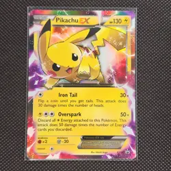 Pikachu EX - XY84 - Black Star Promo - Pokemon Card - NM/M - Image 1