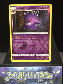 Pokemon Card Gengar 38/111 Crimson Invasion Rare Reverse Holo Near Mint - Image 1