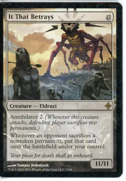 2010 Magic the Gathering It That Betrays Creature Eldrazi Moderately Played - Image 1