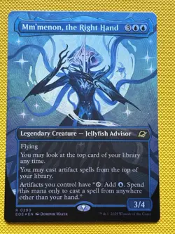 Mm'menon, the Right Hand (Borderless) Edge of Eternities Foil - Image 1