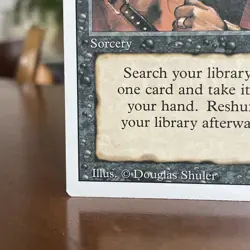 Magic the Gathering Revised Edition Demonic Tutor MTG - Image 4