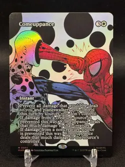 🌈 Comeuppance - Borderless FOIL - Marvel's Spider-Man Eternal 0001 MTG - NM - Image 1