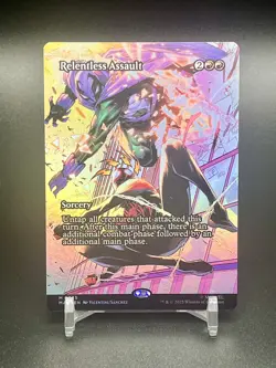 Relentless Assault (Borderless) - Marvel Universe Eternal-Legal - FOIL | MINT - Image 1