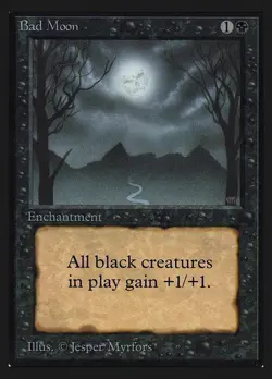 Magic the Gathering International Edition Bad Moon Rare NM MTG (IE) - Image 1