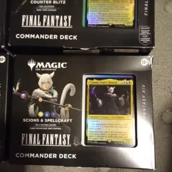 MTG Final Fantasy Commander Deck Set of 4 - Image 4