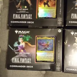 MTG Final Fantasy Commander Deck Set of 4 - Image 5