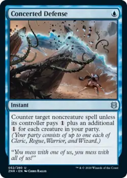 Concerted Defense - Zendikar Rising - Near Mint - Image 1