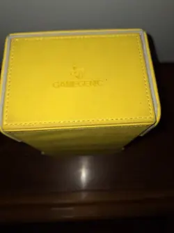 *DECK BOX* Gamegenic Stronghold 200+ Convertible -*YELLOW*- MTG * POKEMON - Image 5