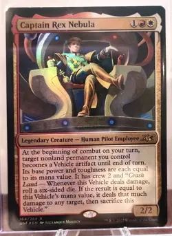 MtG Captain Rex Nebula Unfinity Foil - Image 1