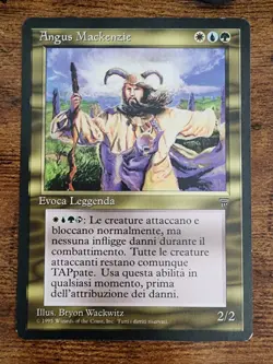 MTG ⭐Angus Mackenzie ITALIAN⭐ ⭐Legends VLP+/NM⭐ ⭐10 Real HQ pics ⭐Vintage Magic - Image 1
