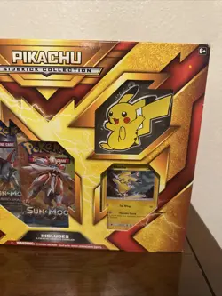 Pokemon TCG Pikachu Sidekick Collection Box SEALED Breakthrough Burning Shadows - Image 2