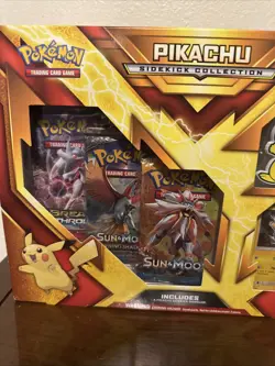 Pokemon TCG Pikachu Sidekick Collection Box SEALED Breakthrough Burning Shadows - Image 3