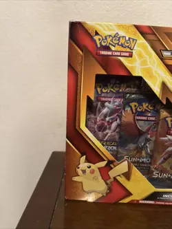 Pokemon TCG Pikachu Sidekick Collection Box SEALED Breakthrough Burning Shadows - Image 4